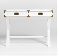 Crate and Barrel EAO White Campaign Desk